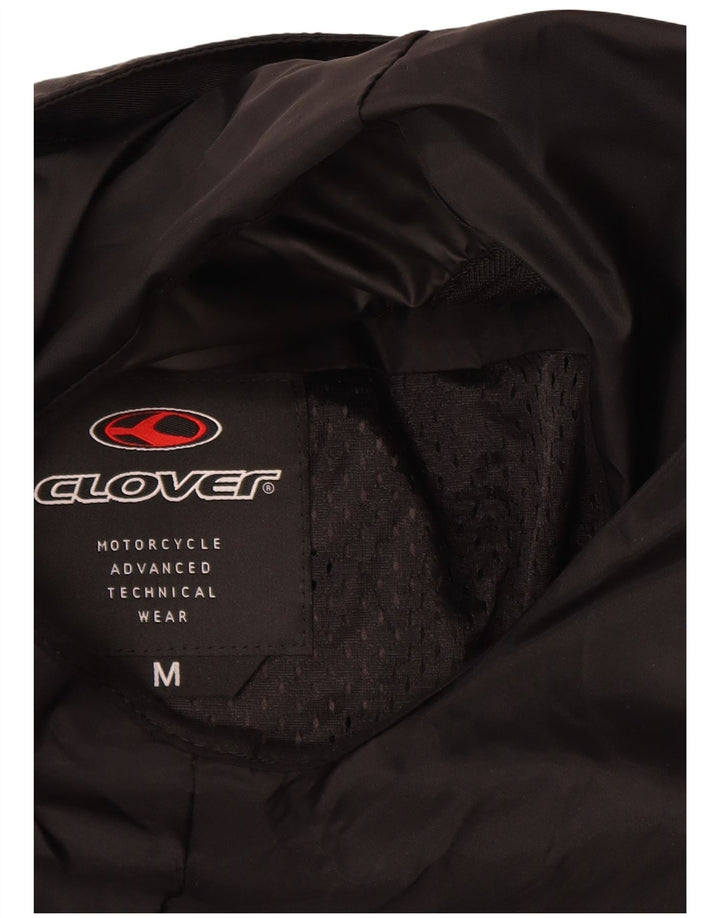 Damska kurtka wyścigowa Clover Graphic UK 14 z poliamidu w kolorze średniej czerni