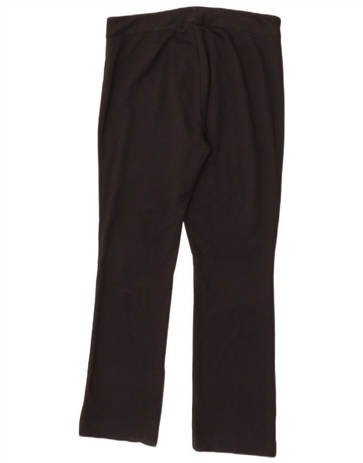 Damskie proste spodnie Chaps US 12 Large W32 L32 Czarny poliester