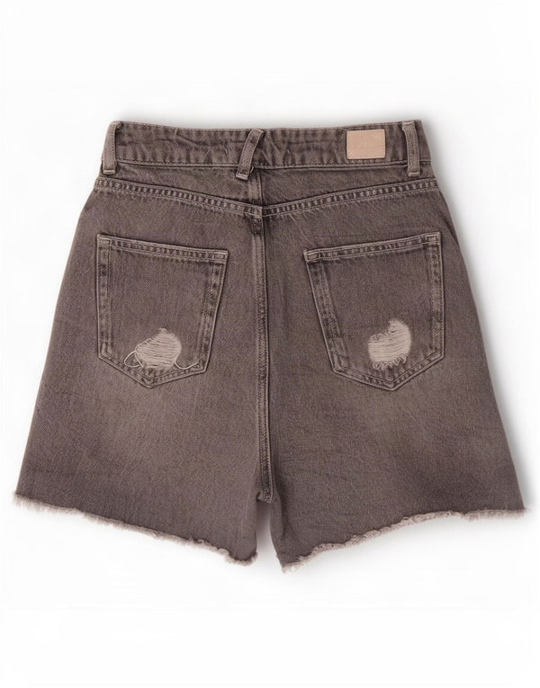 Damskie spodenki jeansowe Zara z wysokim stanem, EU 32 2XS W22 szare