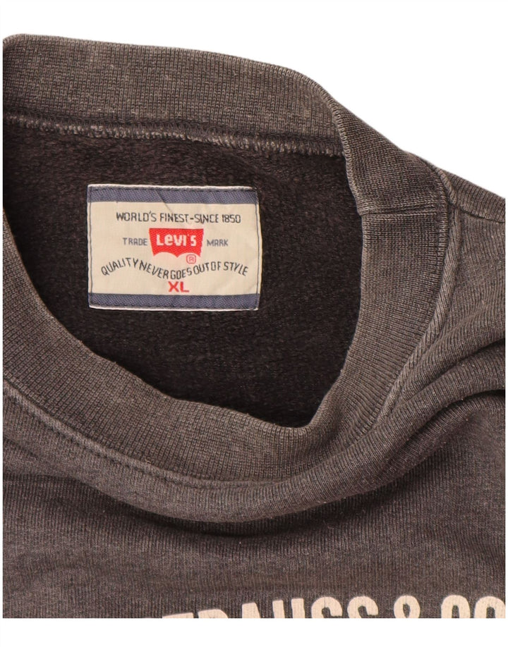 Męska bluza z grafiką Levi's XL, szara