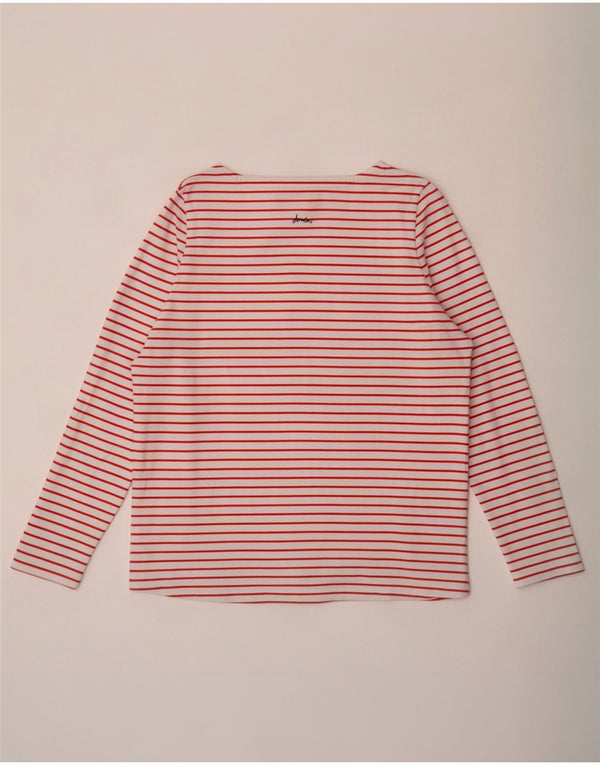 Damski top Joules z długim rękawem, UK 18 XL, bawełna w białe paski