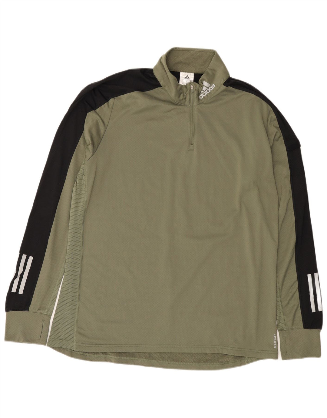 Adidas Męski dres Aeroready z zamkiem błyskawicznym i bluzą XL w kolorze khaki