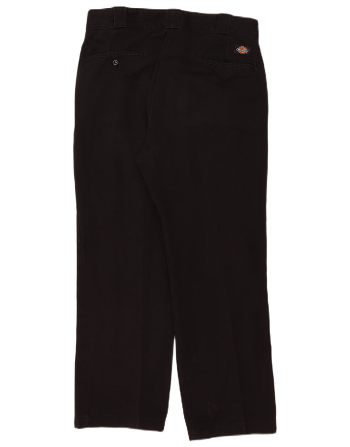 Męskie proste spodnie chino Dickies W34 L29 Czarny poliester