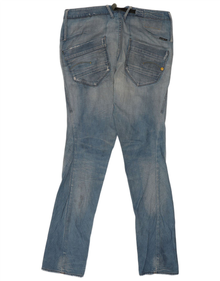 Męskie jeansy slim G-Star W32 L34 Niebieskie bawełniane