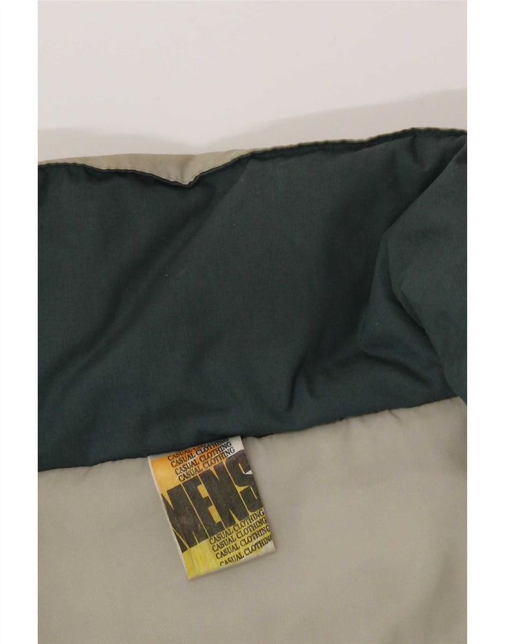 Męska ocieplana kurtka z kapturem w stylu vintage IT 56/58 3XL Szary poliester