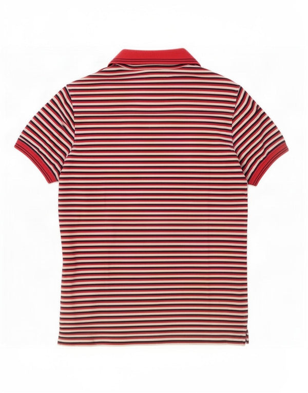 Damska koszulka polo Liu Jo UK 18 XL, bawełniana w czerwone paski
