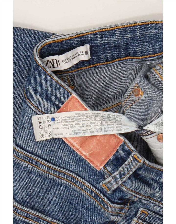 Damskie jeansy Bootcut Zara EU 38 Small W28 L26 Niebieskie bawełniane