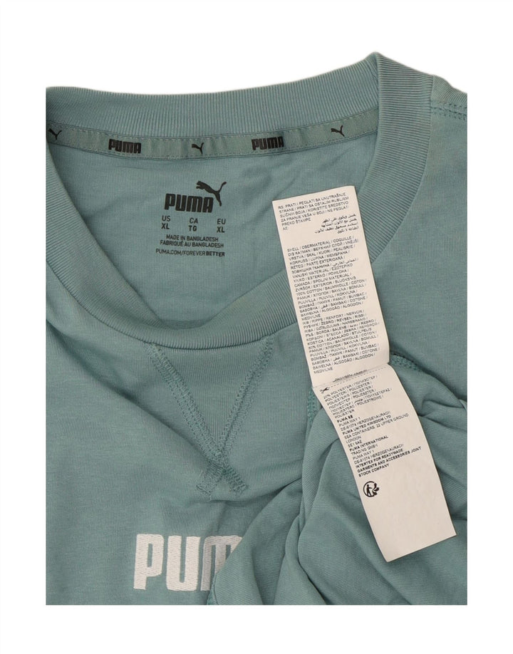 Męska koszulka T-shirt PUMA XL, niebieska