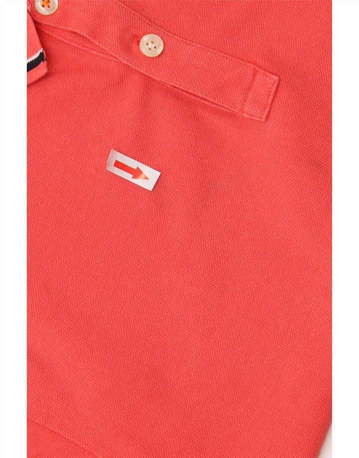 Męska koszulka polo Timberland Slim Fit, średnio różowa, bawełniana