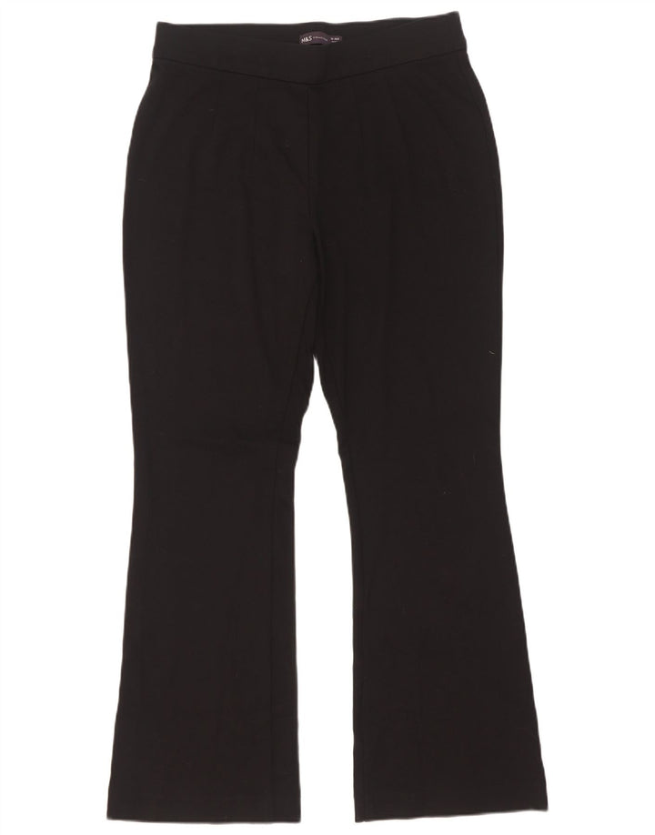 Spodnie damskie Marks & Spencer Bootcut UK 12 Medium W30 L29 Czarne