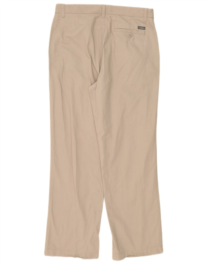 Męskie proste spodnie chino Marks & Spencer W36 L31 Szary poliester