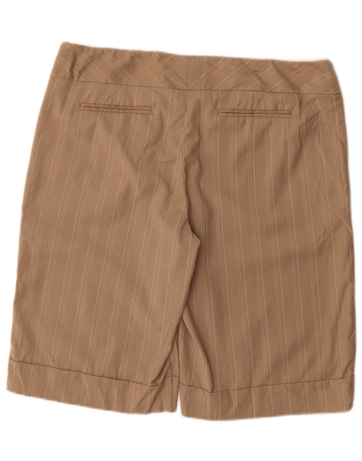 Damskie spodenki Chino Mossimo US 12 Large W32 Beżowy poliester w paski