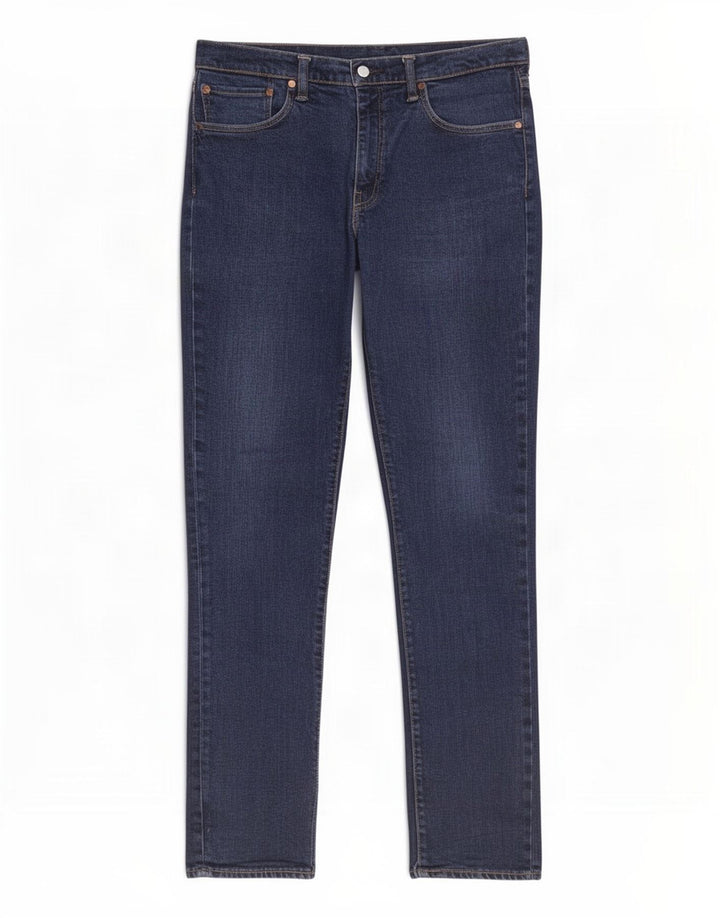 Męskie jeansy Levi's 511 Slim W36 L34 Granatowa bawełna