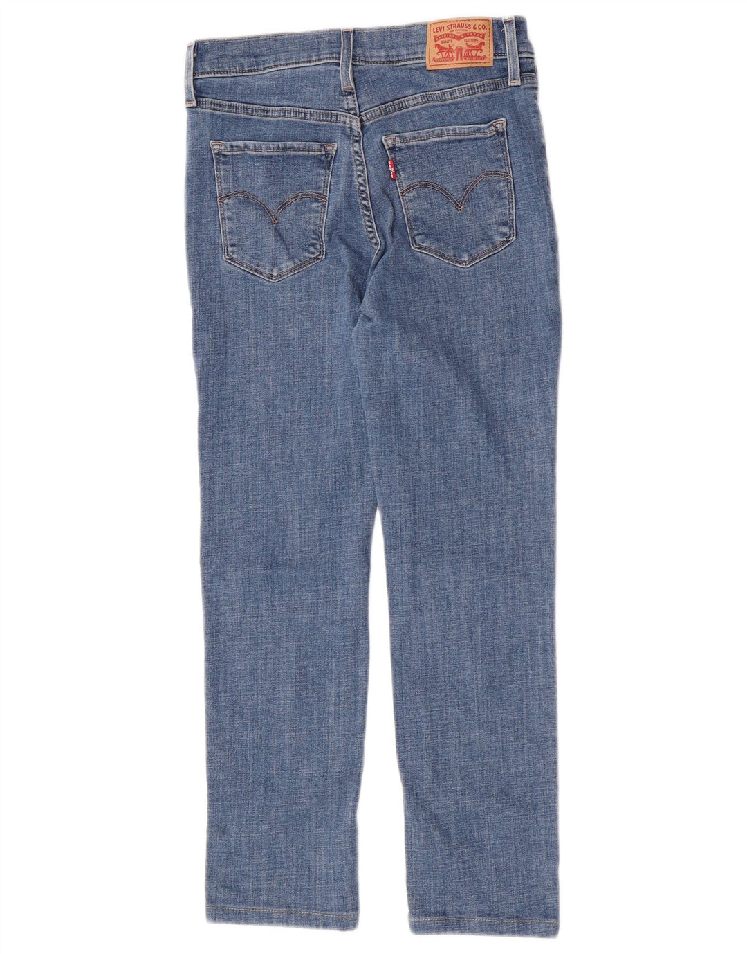 Damskie jeansy Levi's 312 Shaping W26 L25 Niebieska bawełna