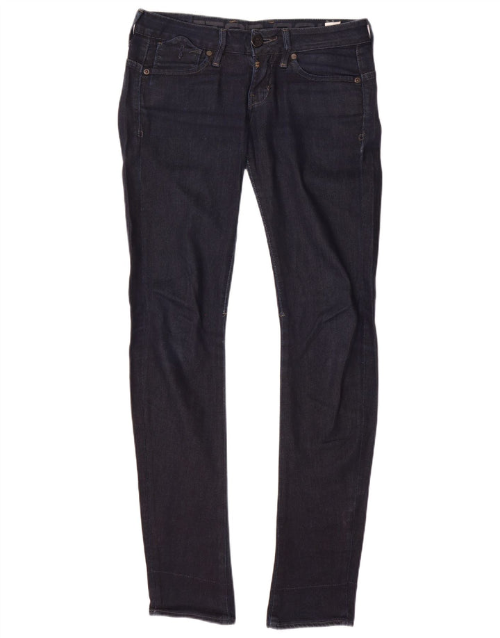 Damskie jeansy skinny G-STAR W26 L32 Granatowa bawełna