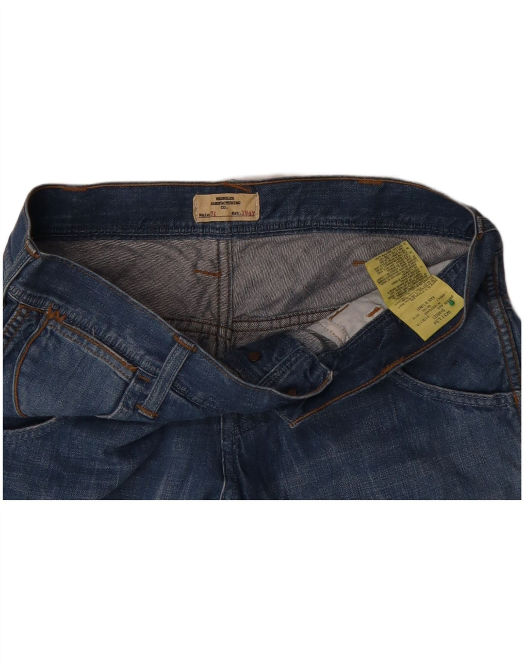 Męskie jeansy Sharkey Bootcut WRANGLER W31 L34, niebieskie, bawełniane