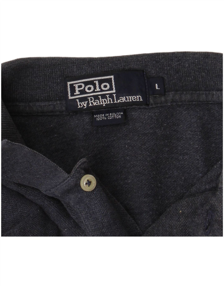 Męska koszulka polo Polo Ralph Lauren, duża, granatowa, bawełniana
