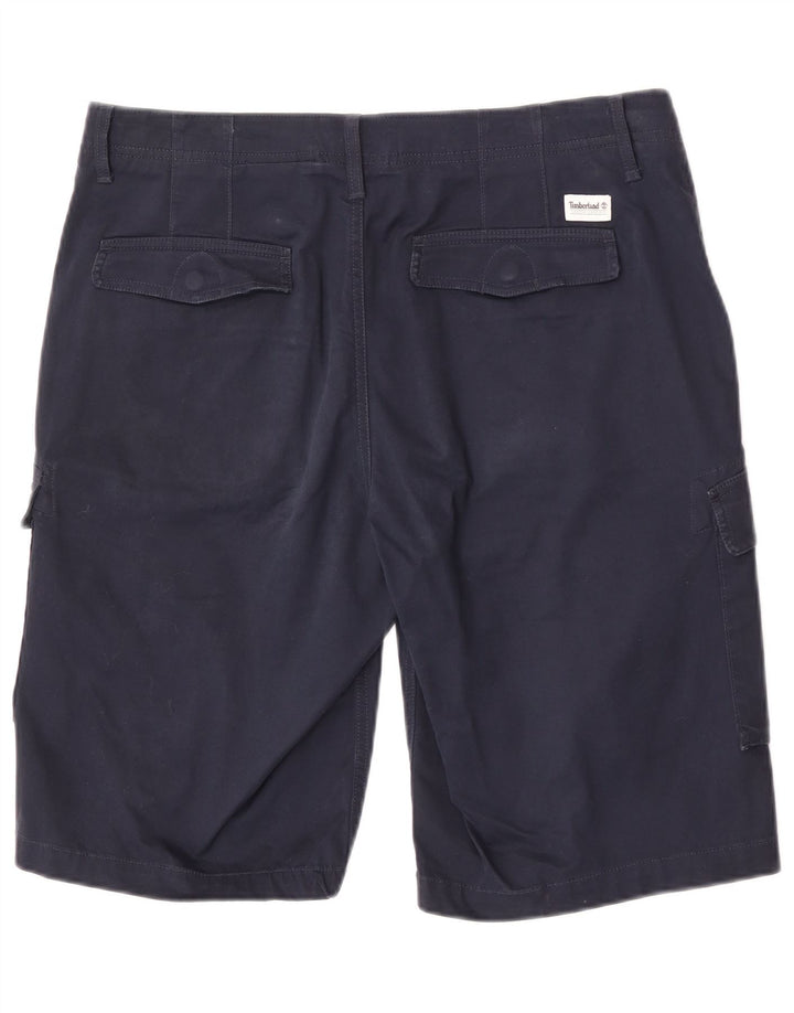 Męskie spodenki cargo Timberland W34, duże, granatowe, bawełniane