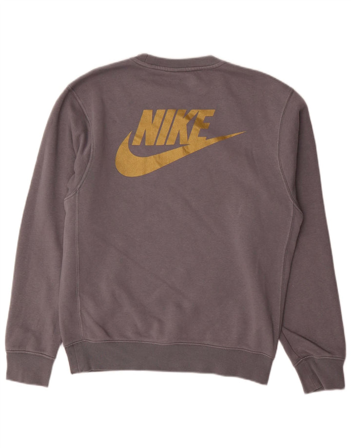 Męska bluza NIKE Swoosh Graphic Jumper XS Szara bawełna