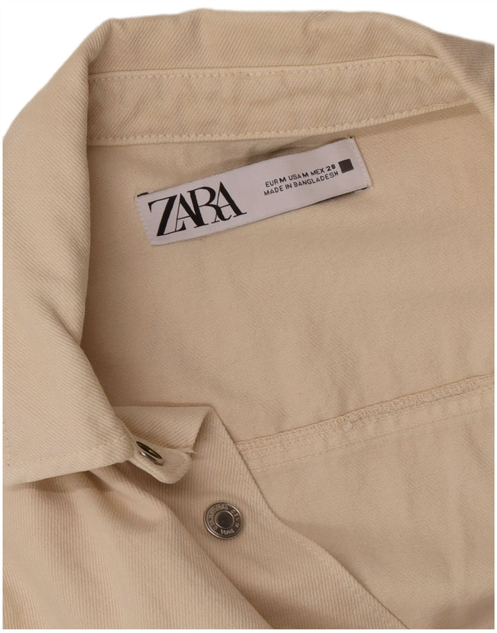 Damski kombinezon jeansowy Zara UK 14 w kolorze średniego beżu
