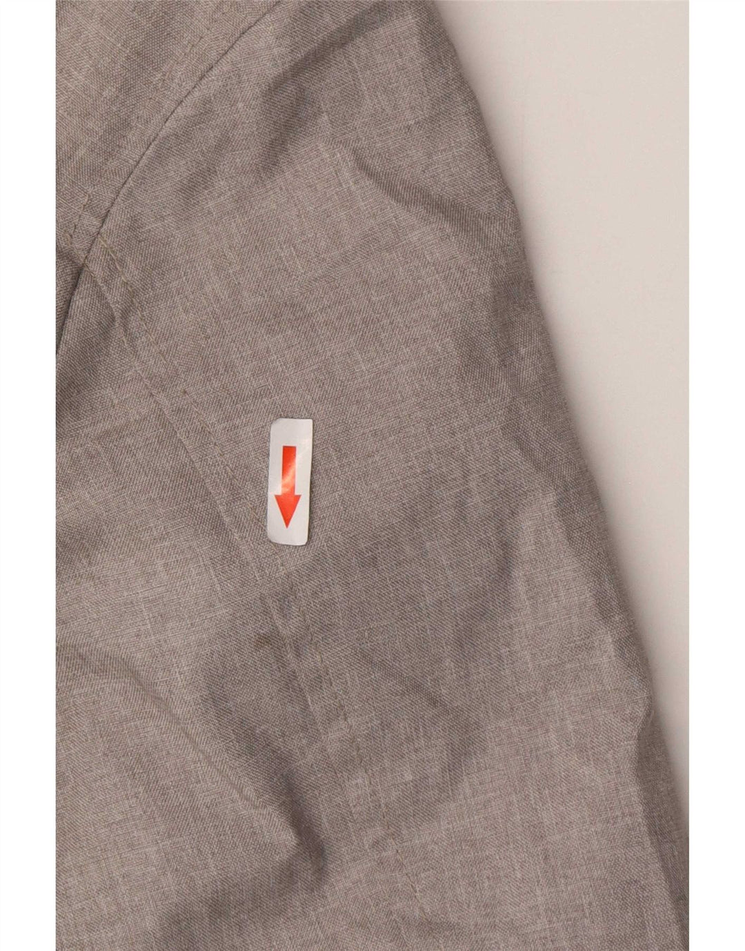 Męska ocieplana kurtka z kapturem Jack & Jones UK 40, duża, szara, z blokami kolorów