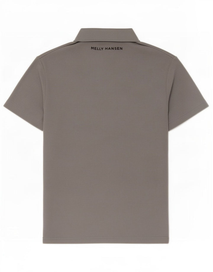 Męska koszulka polo Helly Hansen, mała, szary nylon