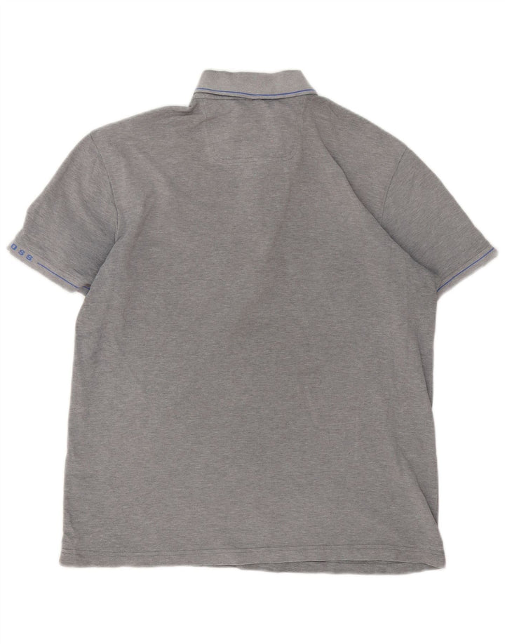 Męska koszulka polo slim fit Hugo Boss XL, szara