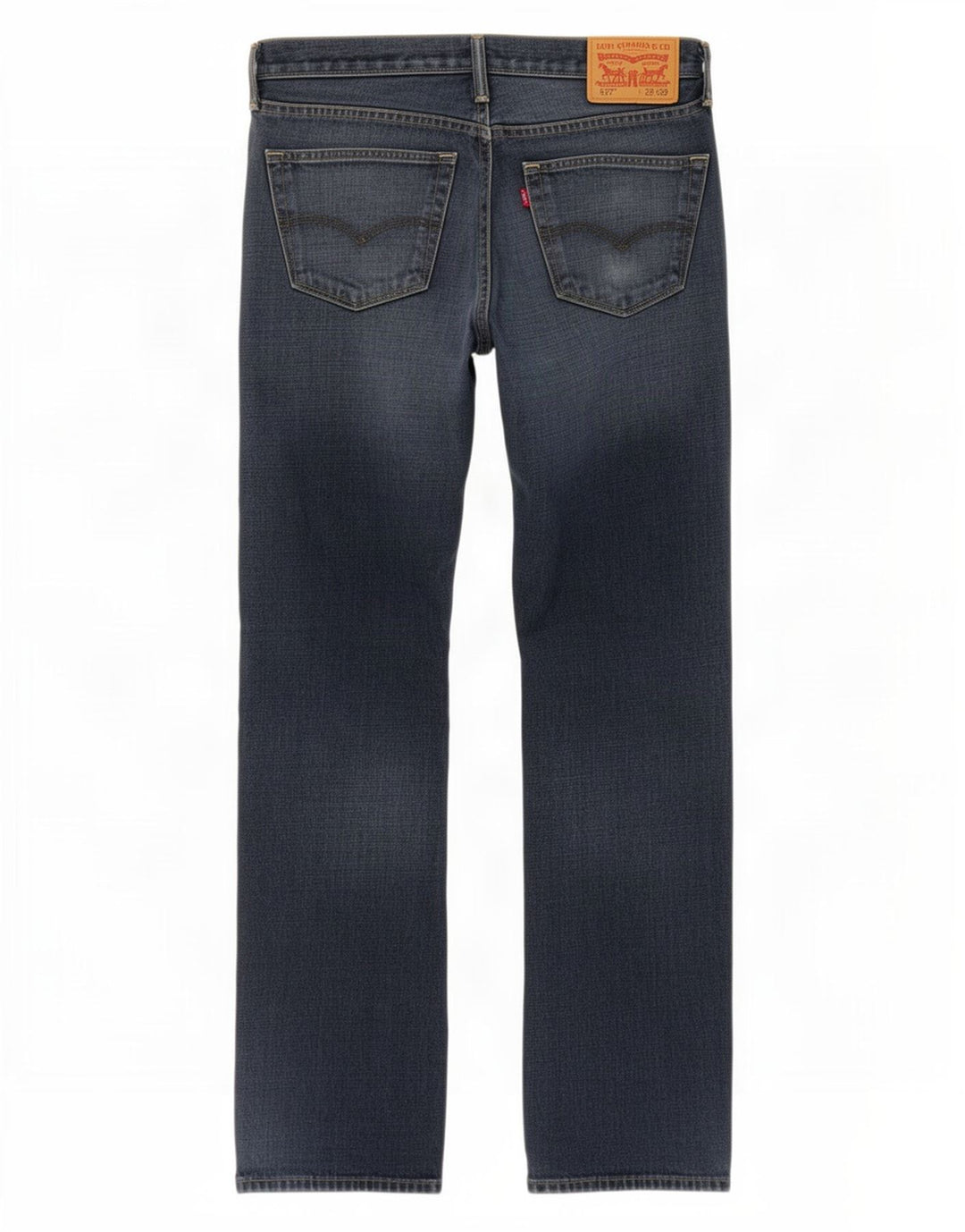 Męskie jeansy Levi's 527 Bootcut W33 L32 Niebieska bawełna