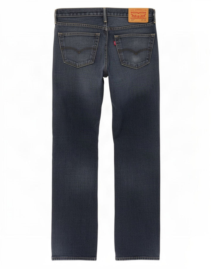 Męskie jeansy Levi's 527 Bootcut W33 L32 Niebieska bawełna