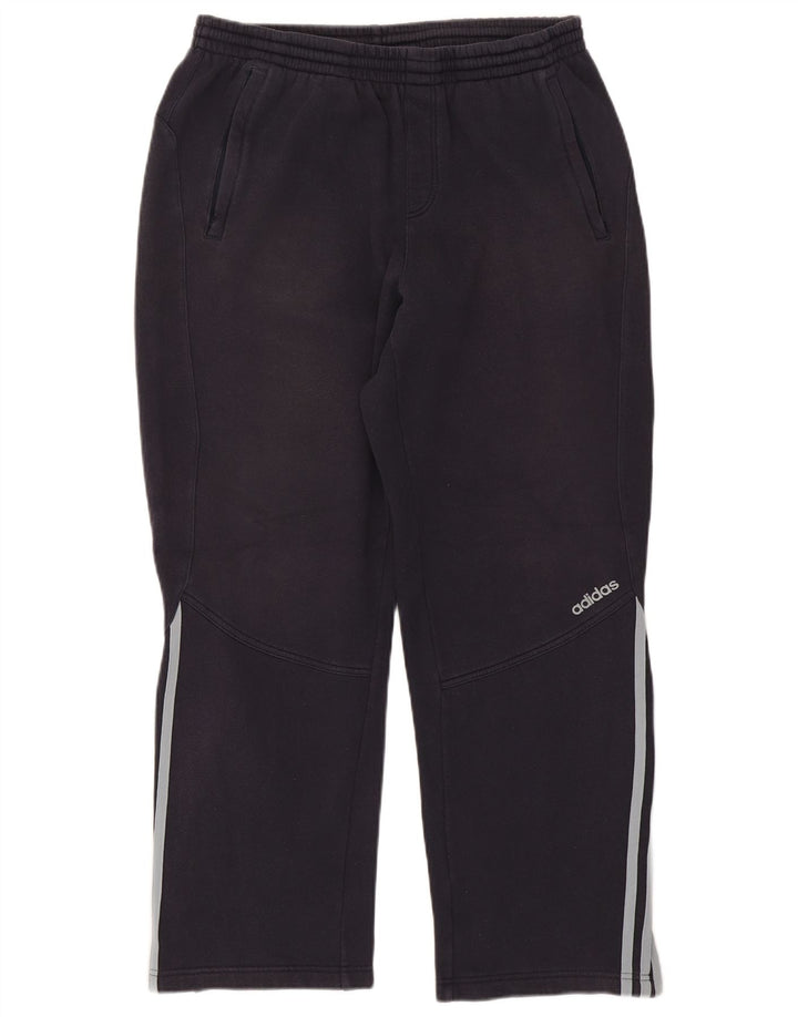 Męskie spodnie dresowe Adidas, duże, granatowe, bawełniane