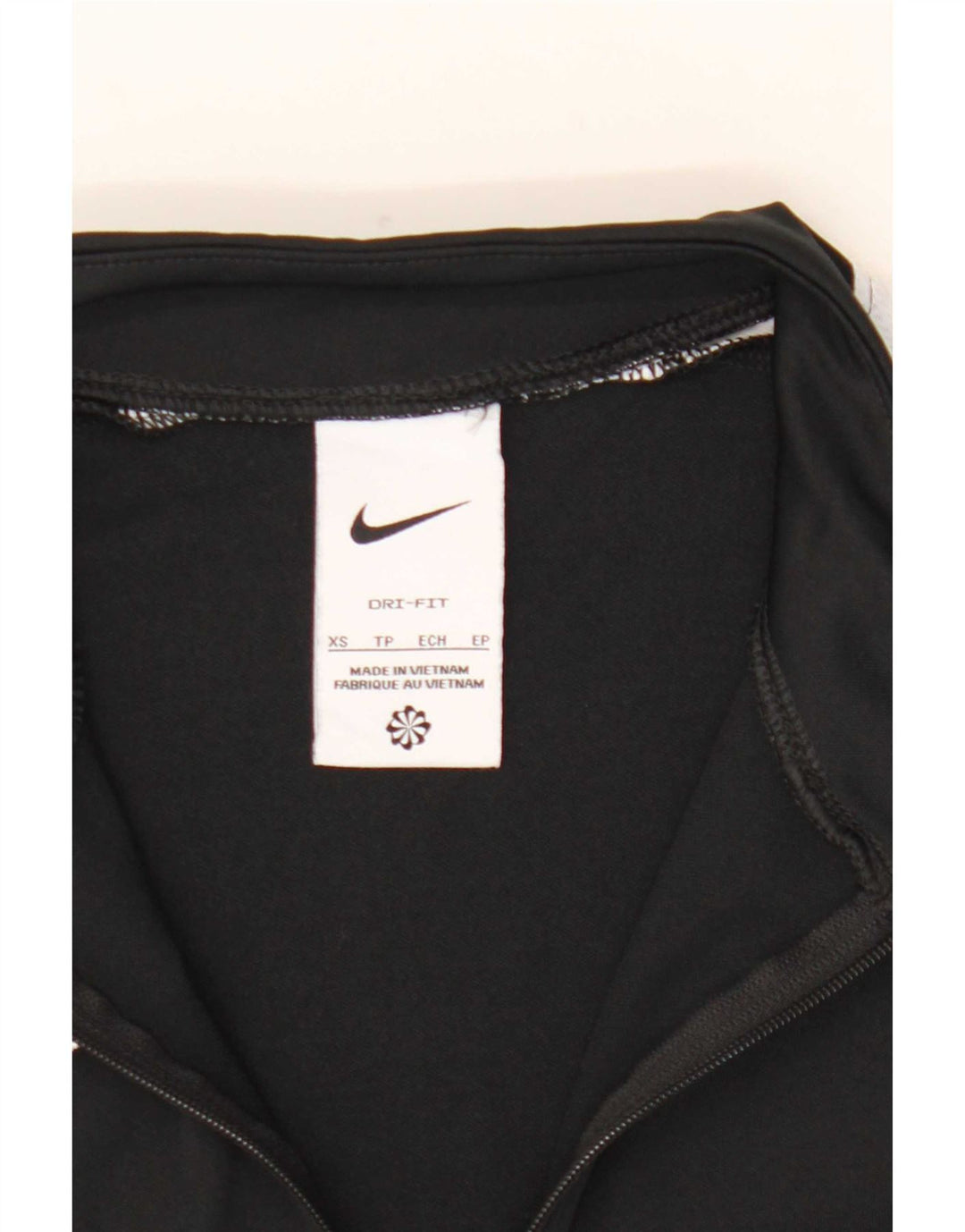 Męski dres Nike Dri Fit z zamkiem błyskawicznym i zamkiem błyskawicznym XS w kolorze czarnym