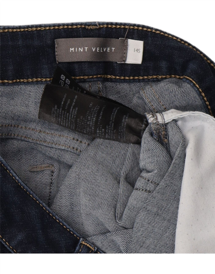 Damskie dżinsy Bootcut MINT VELVET UK 14 Medium W30 L28 Granatowa bawełna