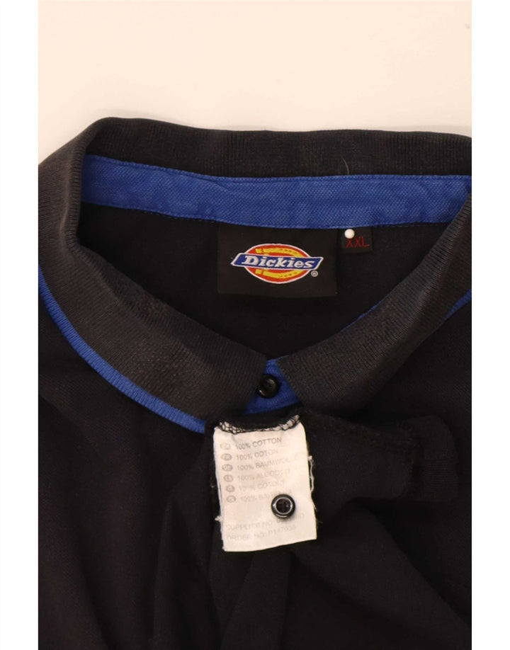 Męska koszulka polo Dickies 2XL, czarna bawełna