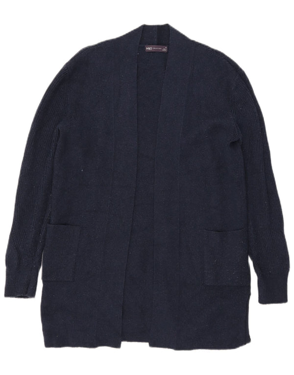 Sweter damski Marks & Spencer Longline Open Cardigan UK 10, mały, granatowy