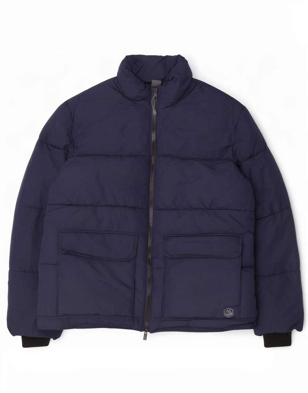 Marks & Spencer Męska ocieplana kurtka UK 42 XL, granatowa, poliester