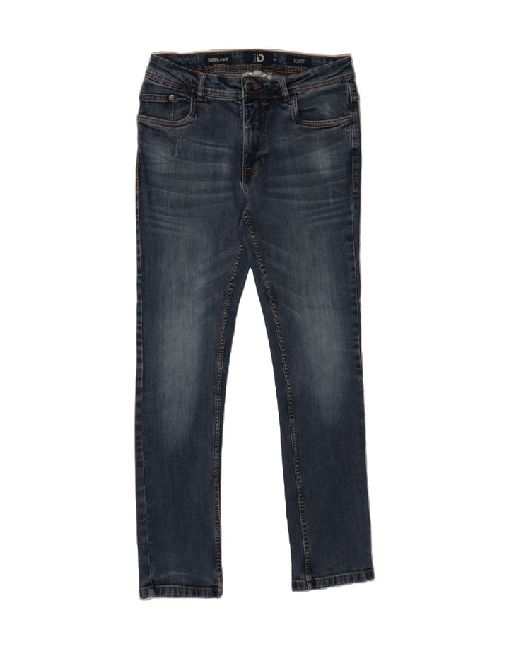DACK'S Mens Slim Jeans IT 48 Medium W32 L30 Blue Cotton Vintage Dack's and Second-Hand Dack's from Messina Hembry 
