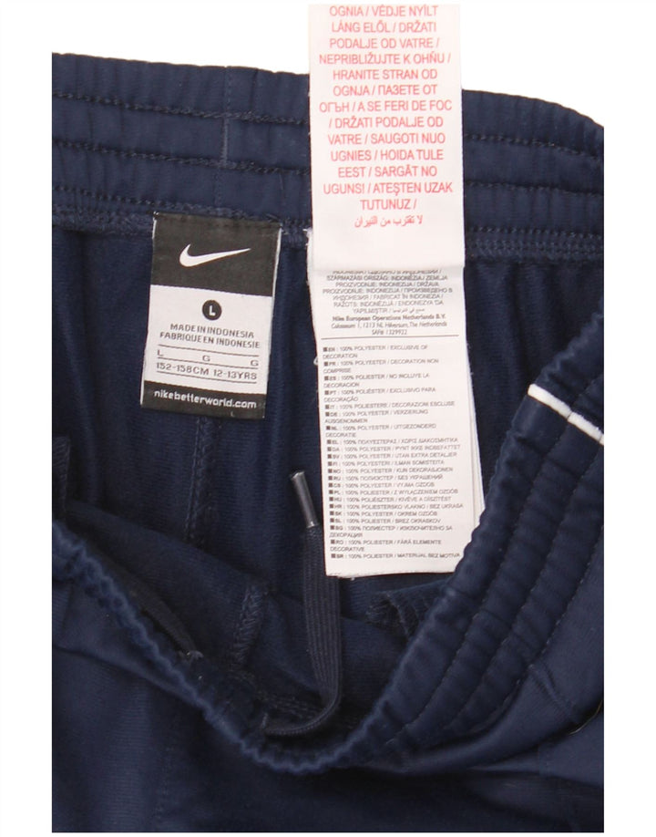 Spodnie chłopięce Nike Dresowe Joggery 12-13 lat, duże, granatowe, poliestrowe