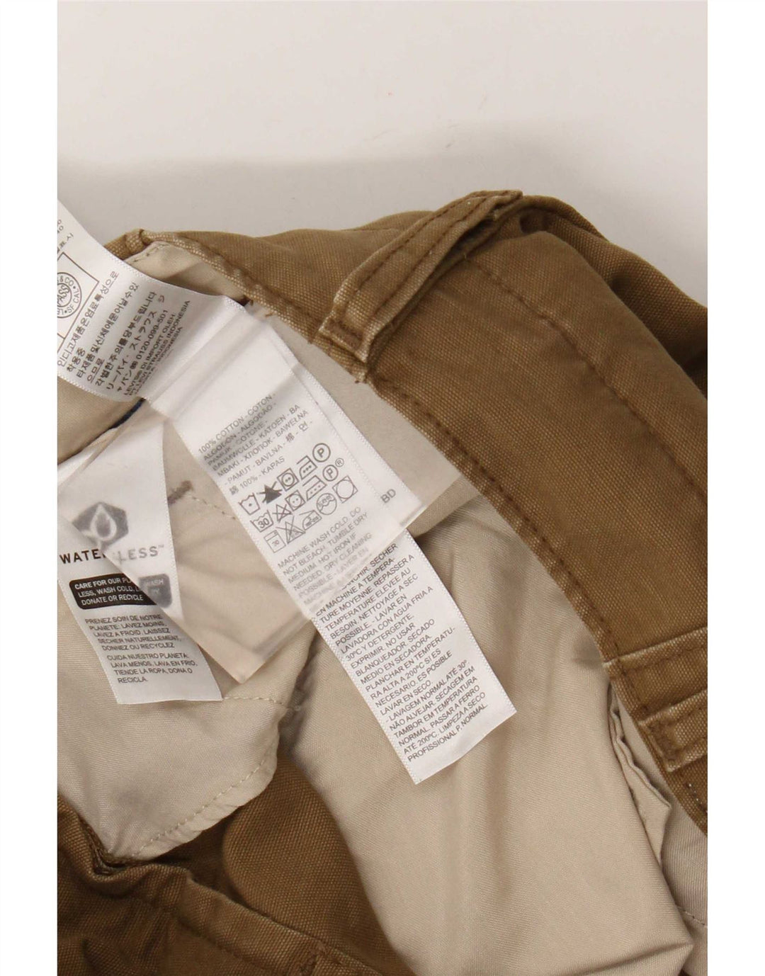 Męskie proste spodnie cargo Levi's W30 L32 Khaki, bawełna