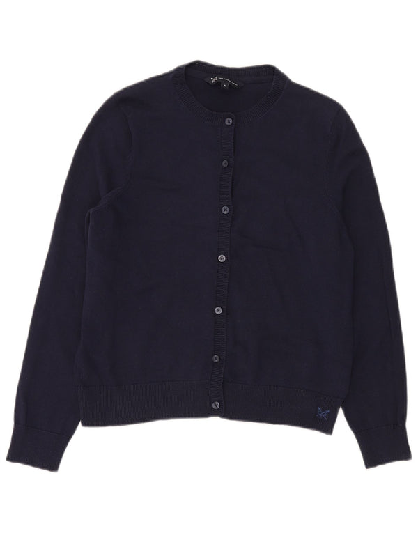 Crew Clothing Damski sweter kardigan UK 6 XS Granatowy, bawełniany