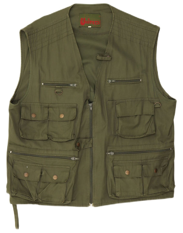 Męska kamizelka Univers Utility UK 44 2XL, bawełna khaki
