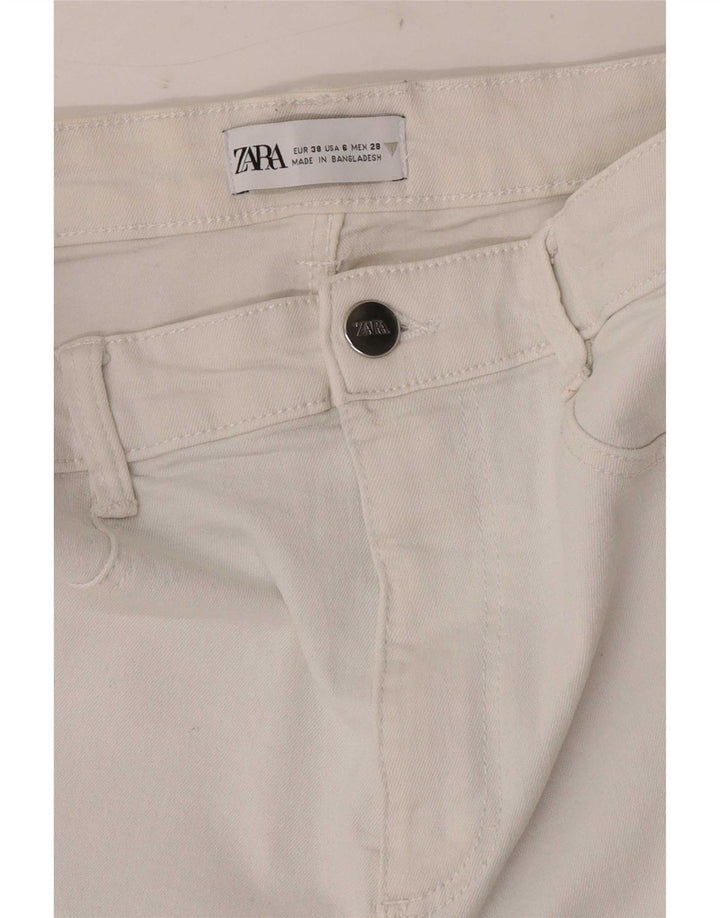Damskie jeansy Jeggings Zara EU 38 Small W28 L28 Białe