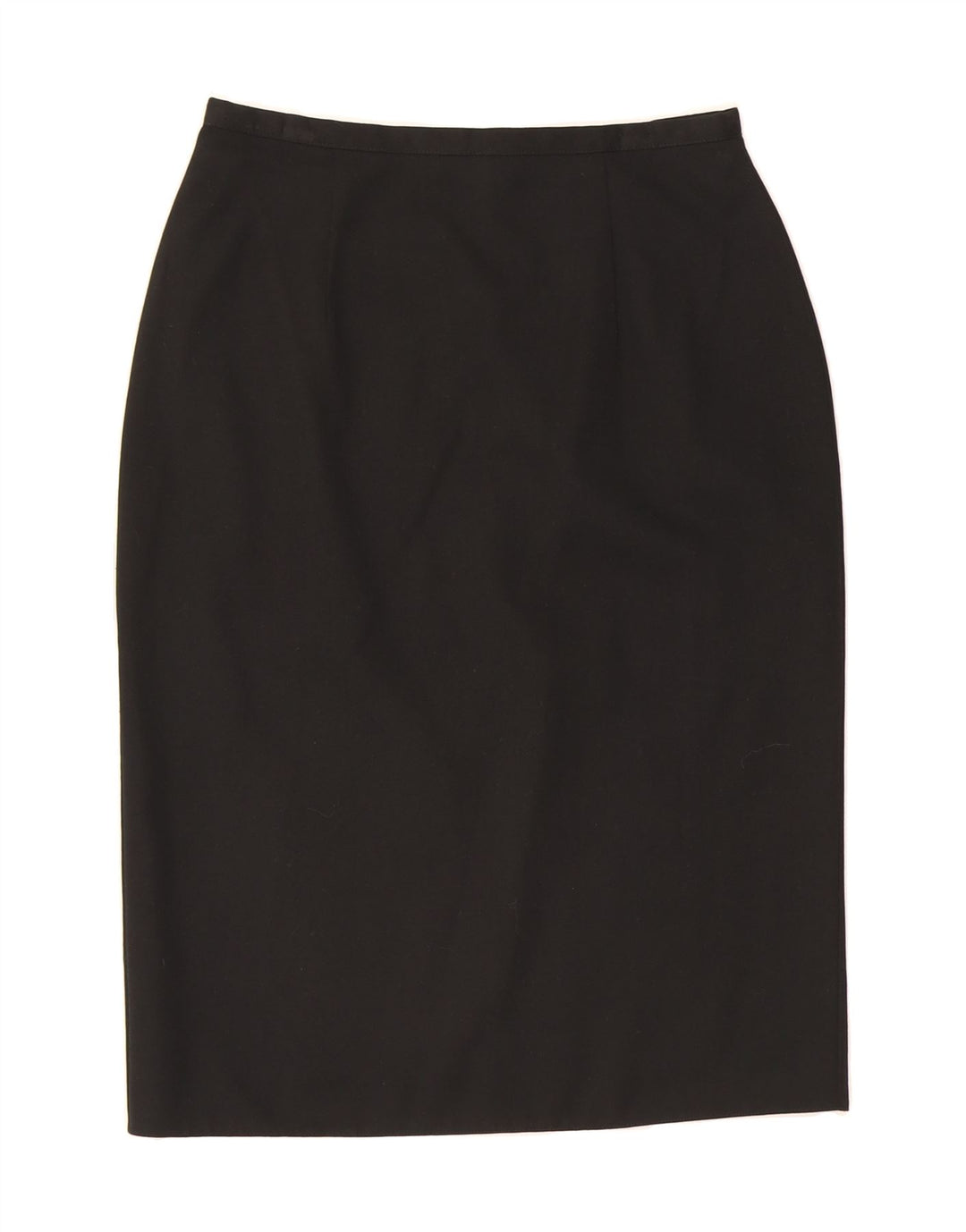 ST. BERNARD Womens Pencil Skirt UK 14 Medium W30  Black Polyester Vintage St. Bernard and Second-Hand St. Bernard from Messina Hembry 