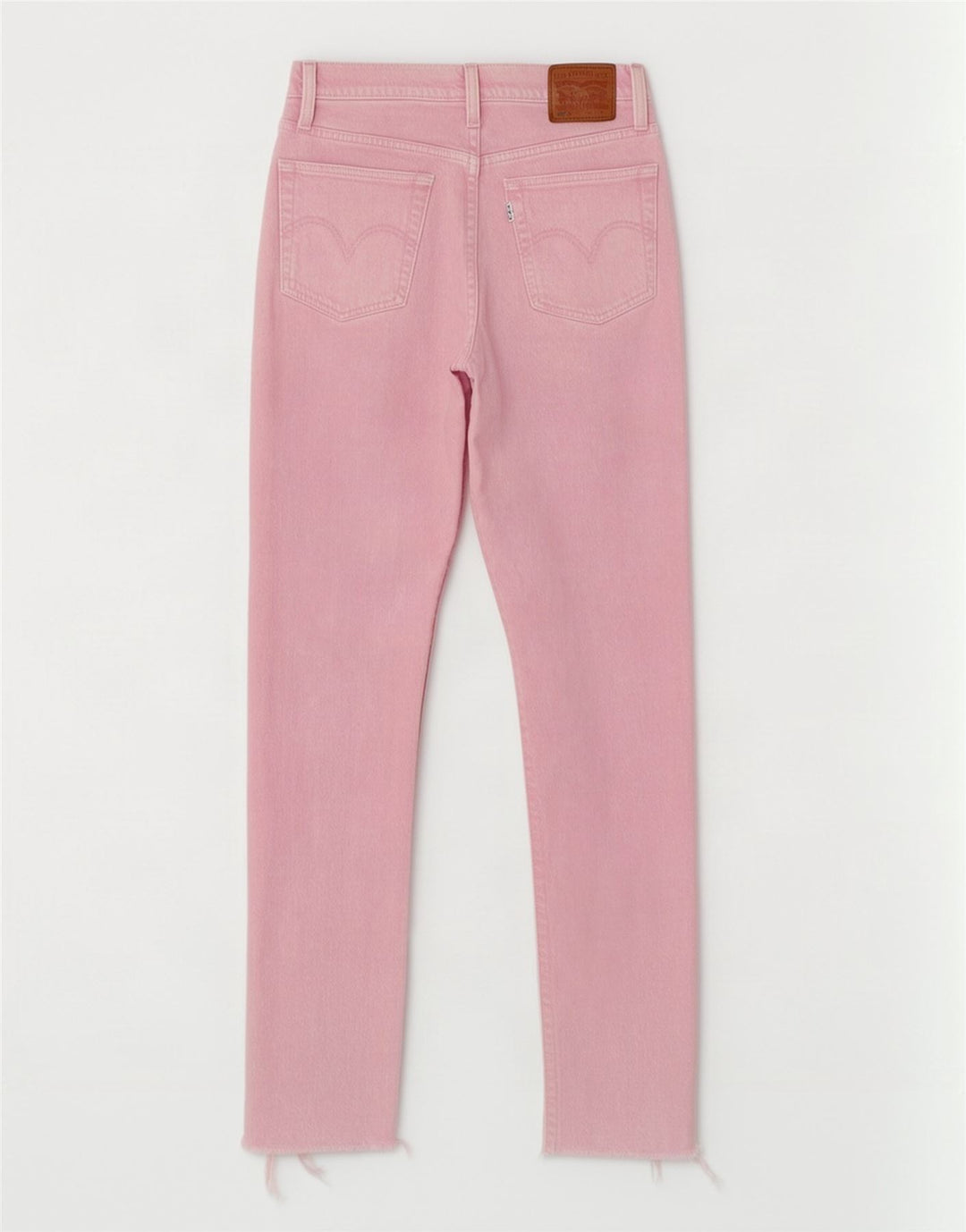 Damskie jeansy Levi's 501 Straight Small W27 L29 Różowe