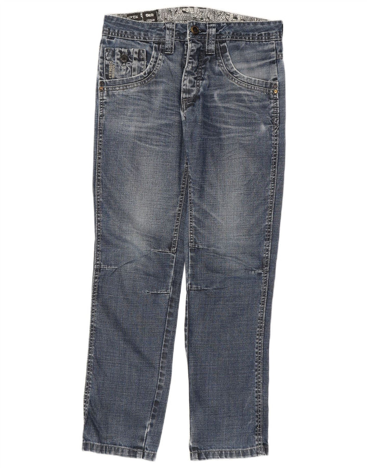 Męskie jeansy Springfield Graphic Straight W28 L30 Niebieskie bawełniane