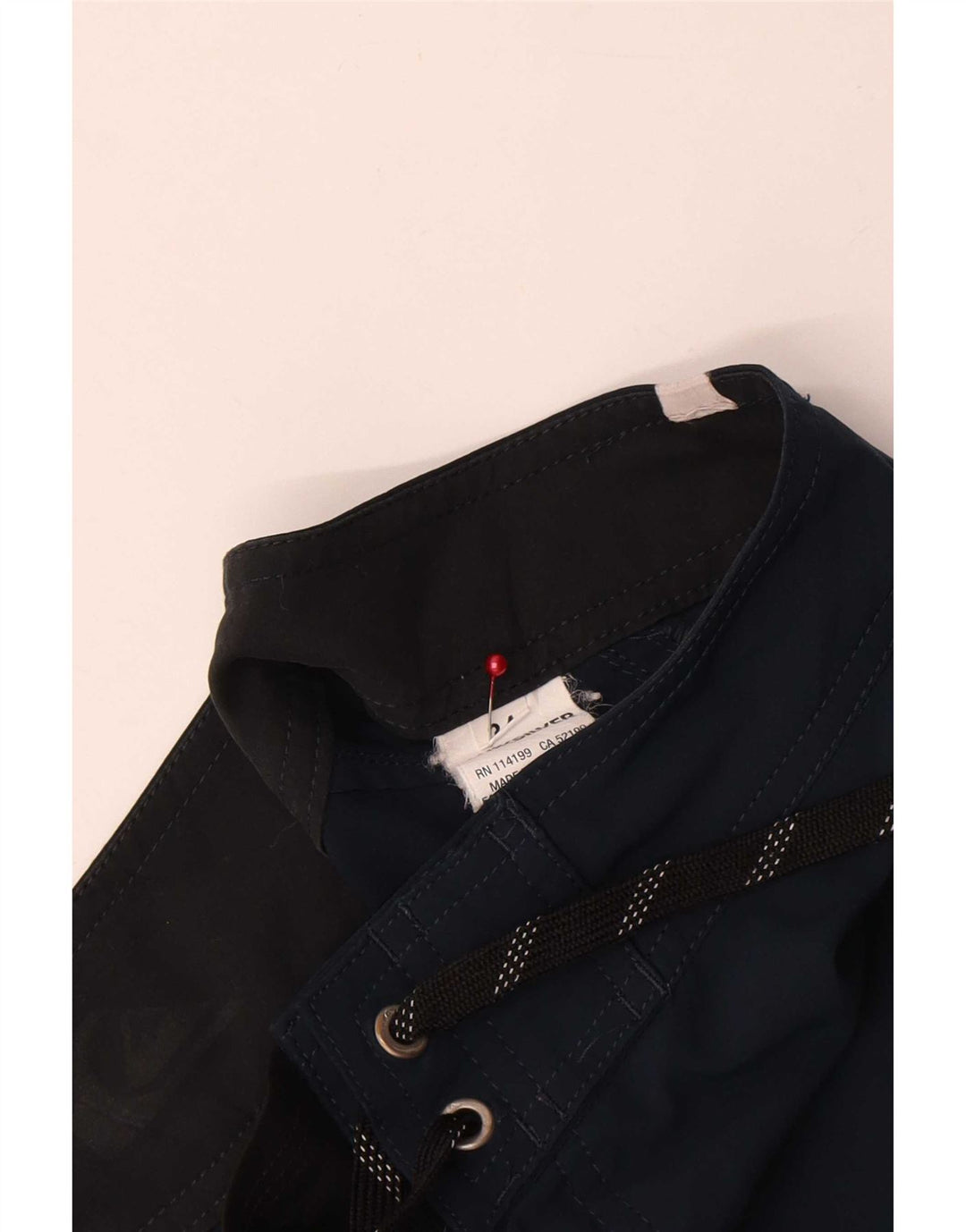 Męskie spodenki kąpielowe Quiksilver, duże, granatowe, poliestrowe