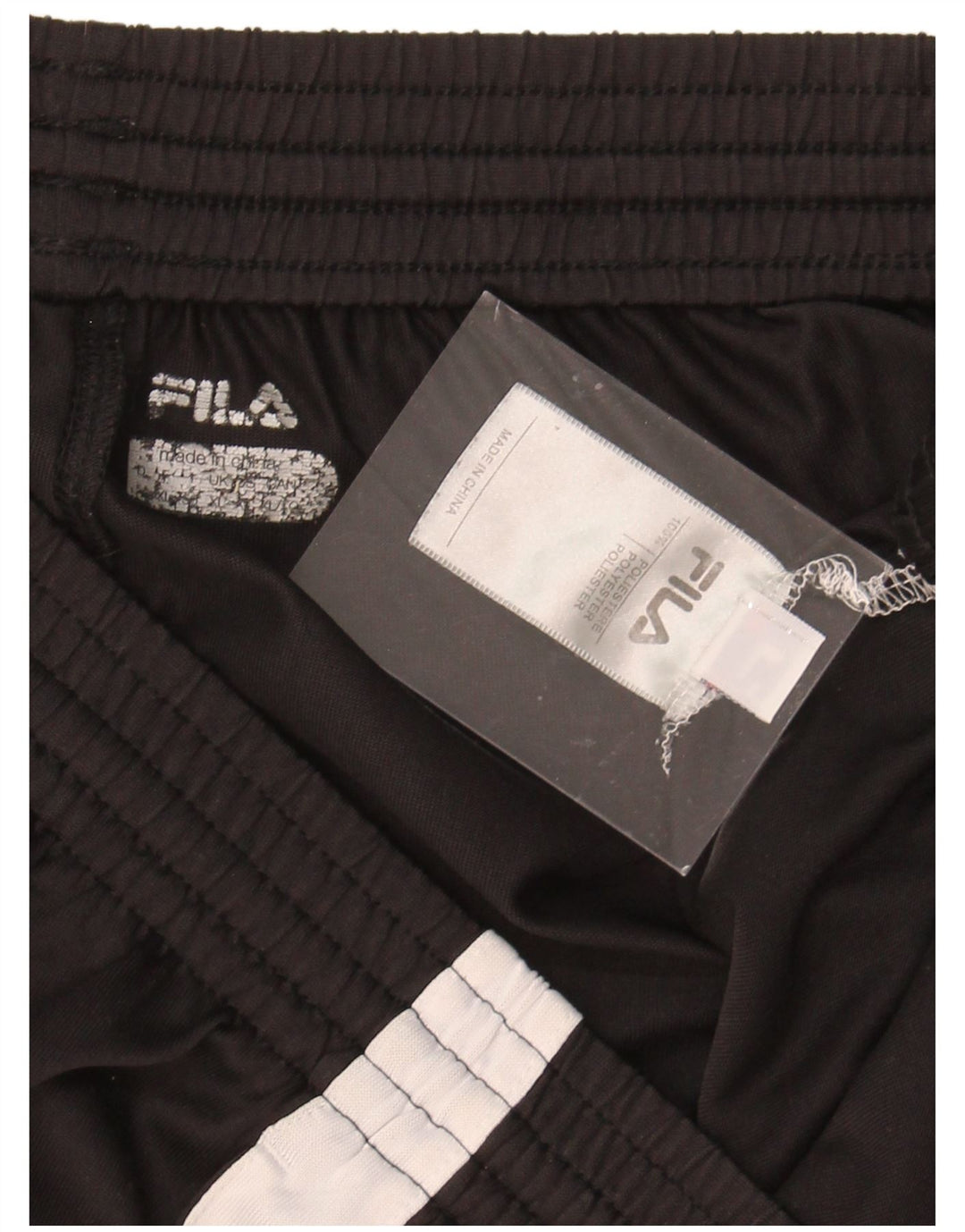 FILA Mens Sport Shorts Large  Black Colourblock Polyester