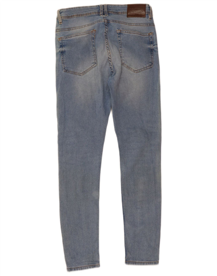 Męskie jeansy obcisłe Zara W30 L29 niebieskie