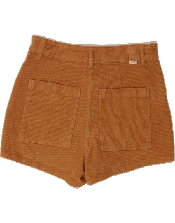 BILLABONG Womens Corduroy Shorts W30 Medium Brown