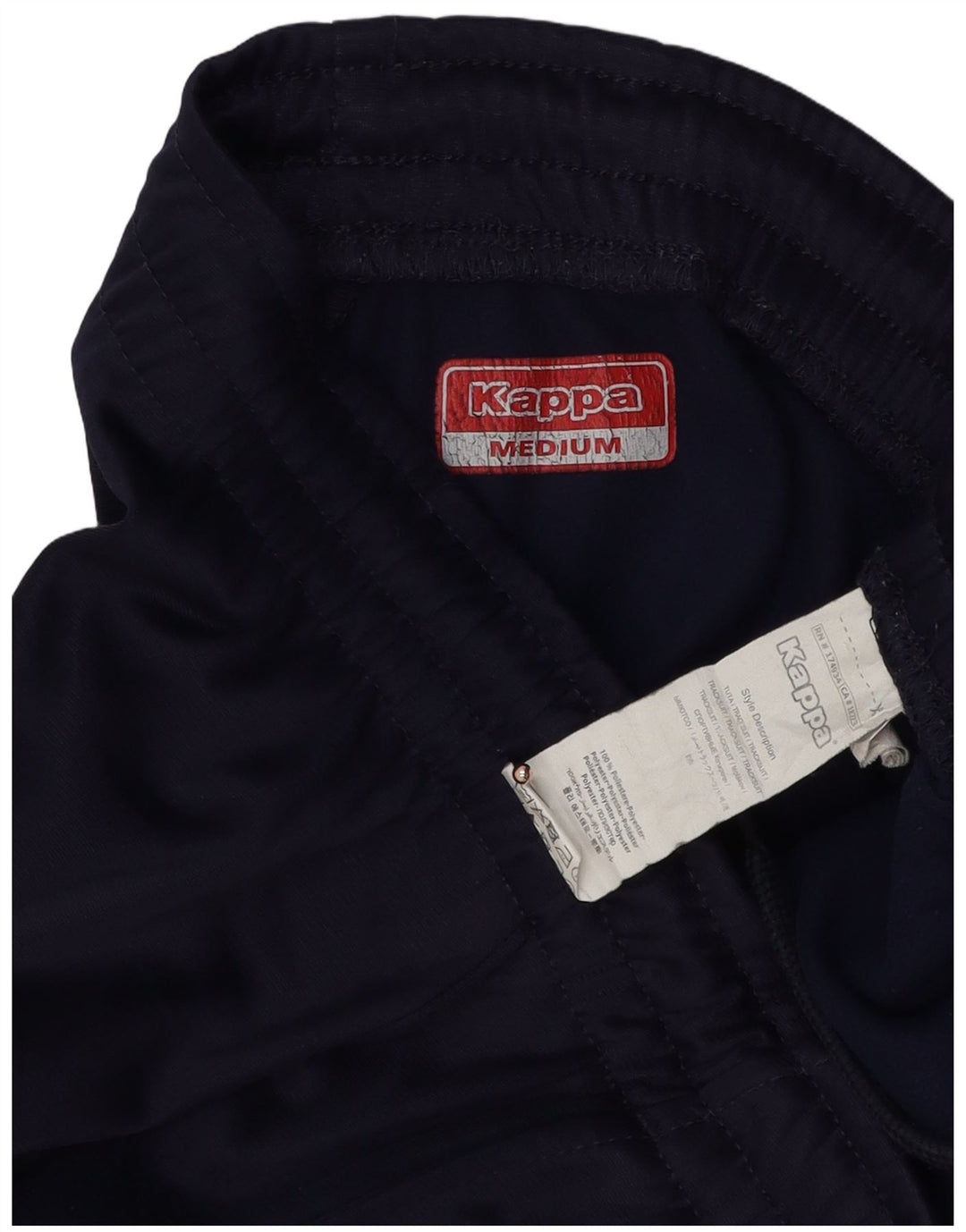 Męskie spodnie dresowe KAPPA Joggery Średni granatowy poliester