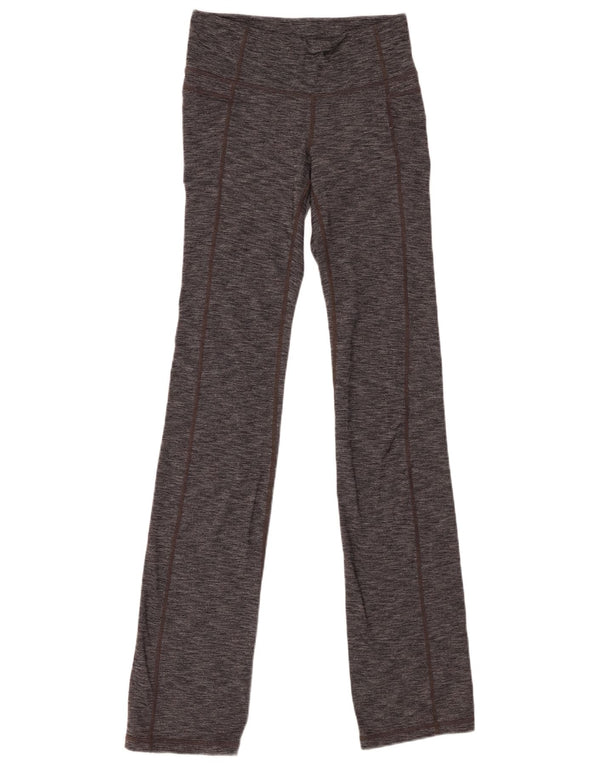 Legginsy damskie ATHLETA UK 8 Małe, szare, nakrapiane nylony